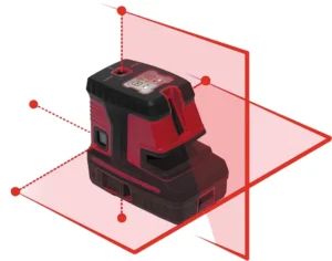 High Accuracy Cross Line +5 Dots Red Beam Laser Self Leveling Laser Level