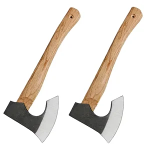 High Carbon Steel Axe Outdoor Survival Camping Industrial Grade Hatchet with Efficient Cutting Axe Head for DIY