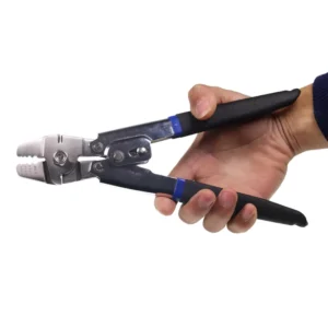 High Carbon Steel Crimper Sleeves Tool Swager Terminal Wire Rope Leader Fishing Crimping Pliers for Ocean Rock Fishing