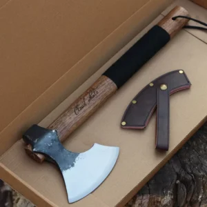 High Carbon Steel Damascus Steel Bar Axe with Easy Grip Lightweight Customization Options