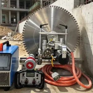 High Frequency Cutting Saw for Reinforced Concrete Bridge Engineering Home Decoration Door Window Renovation