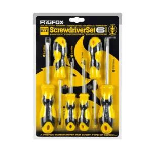 High Hardness 6 Piece Screwdriver Set Tools with Slotted and Phillips