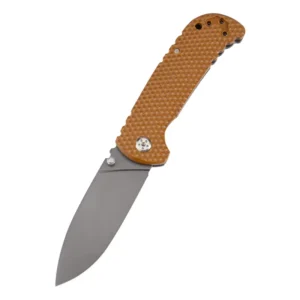 High Hardness G10 Handle Stainless Steel Folding Knife with Side Lock Design for Outdoor Survival and Hunting