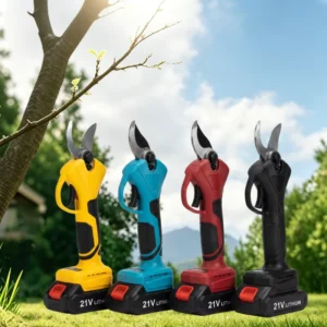 High Power Brushless Electric Pruning Shears Wireless One handed Garden Pruner For Orchard Garden Tree Maintenance