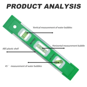 High Precision 0.5mm Accuracy Digital Screen ABS Torpedo Spirit Level Industrial Grade 0-320MM Measurement Custom Color