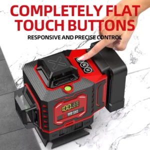 High Precision 16 Lines 4D Laser Level with Waterproof Design and Green Beam for Industrial & DIY Grade Construction Renovation