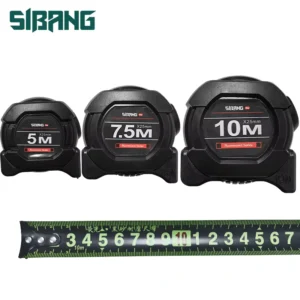 High Precision 5m/10m Self Locking Steel Tape Measure Fluorescent Carbon Steel Ruler with Tape