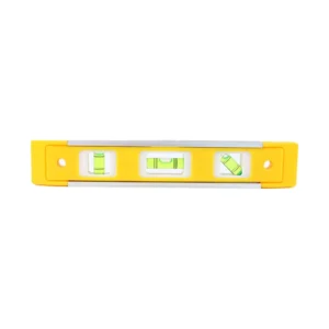 High Precision Aluminum Spirit Level 3 Bubble 45/90/180 Degree Torpedo Level Industrial Shockproof Made China Factory