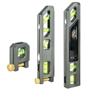 High Precision Aluminum Three piece Horizontal Magnetic Adjustable Precision Level Hardware Tool Level Measurement