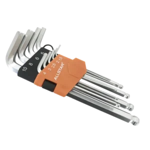 High Precision Hex Key Set Long Crv 9Pcs Hex Key Set