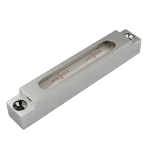 High Precision Metal Strip Level Bubble Mini Spirit Level Measuring Size 132*22*20mm 0.02mm/m