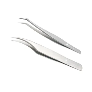 High Precision Stainless Steel and Plastic Tweezers for Eyelash Extension Beauty Salon Grafting Eyelash Tool