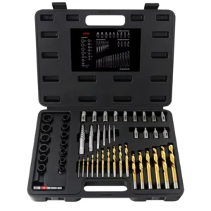 High Quality 49PCS Damaged Broken Screw Extractor Drill Bit Bolt Stud Remover Tool Kit Easy Out Bolt Remover