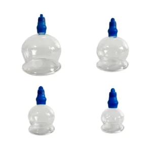 High Quality 8 Piece Glass Vacuum Suction Cup Therapy Set for Back for Cupping Therapy