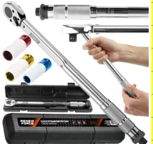 High Quality Automotive Tool Adjustable Digital Torque Wrench Set With Display
