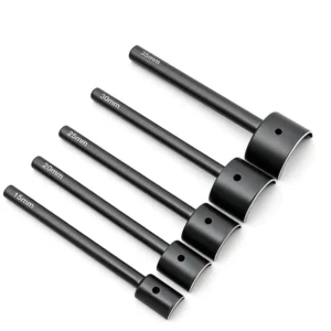 High Quality Black Halfround Punch Semicircular Ctype Chisel Leather Craft Manual Hand Punching Tool for Belt Tail Punching