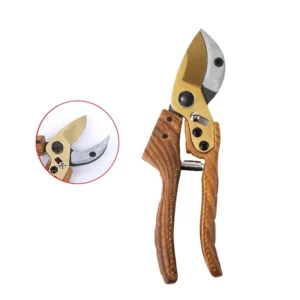 High Quality Carbon Steel 8 Inch Bypass Hand Pruners Shears Garden Scissors for Branches