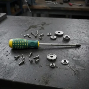 High Quality Chrome Vanadium Steel Hardware Phillips Slotted Stubby Screwdriver Practical Slotted Phillips Tool