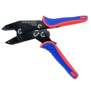 High Quality Industrial Grade Ratchet Wire Terminal Crimper Cold Press Pliers High Carbon Steel Construction for Connectors