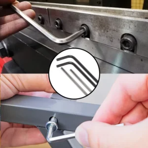 High Quality L shaped Flat Head Small Wrench Hardware Tools Household Allen Key Hex Key Metric OEM Carbon Steel