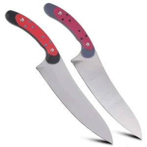 High Quality Luxury Chef Knives with G10 Handle Stainless Steel Blades & Eco Friendly Kitchen Accessories for Restaurants