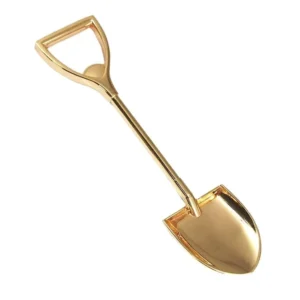 High Quality Mini Shovel Bottle Opener Gold Metal Garden Tool Craft Spade Gift