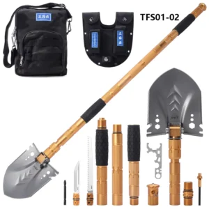 High Quality OEM ODM Sanremu TFS01 2 Outdoor Multifunctional Folding Shovel Spade Survival Camping Shovel