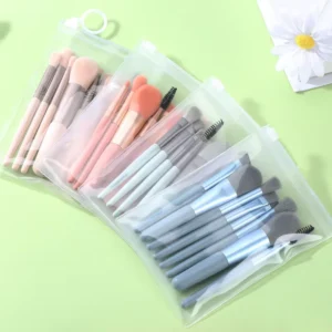 High Quality Professional Makeup Brush Set 8pcs Four Colors for Face Eye Shadow Foundation Concealer Application