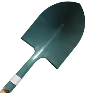 High Quality Round Point Spade Shovel with D Grip Wooden Handle 13in Blade Industrial Grade Gardening Tool for Digging Holes