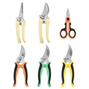 High Quality SK5 Steel Pruning Shears Branch Secateurs Soft Grip Handle Bypass Design Multi Functional Cutting for Flower Garden
