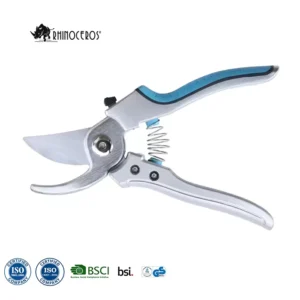 High Quality Stainless Steel Bypass Garden Pruner Shears with Plastic Handle DIY Grade for Plant Trimming