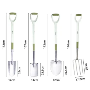High Quality Stainless Steel Shovel D Shape Handle Garden Shovel Spade Fork Garden Hand Tools Farming Garden Digging Tools
