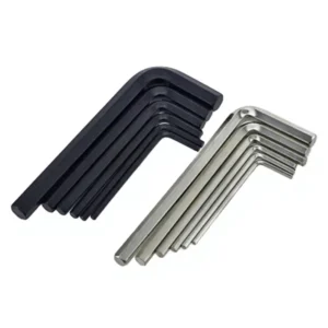 High Quality Steel Black Oxide Zinc Plated L Type Metric and Inch Size Wrench Hex Allen Key OEM