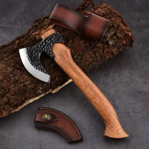 High Quality Wooden Handle Outdoor Camping Splitting Hatchet axe Wood Chopping Axe