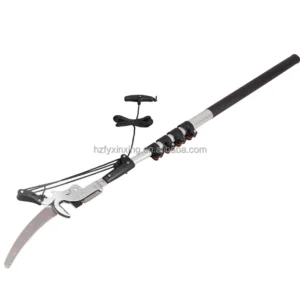 High Reach Tree Pruner with Saw 3.5~7.5 Meters Telescopic Pole Long Handle Branch Cutting Pruning