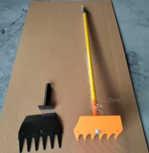 High Strength Fiberglass Handle Detachable Carbon Steel Head Forest Fire Rake McLeod Tool