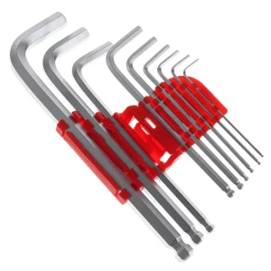 High Strength Long Short Arm Torx Head Allen Wrench Hex Key Set 9pcs