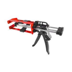 High Thrust Dual Cartridge Epoxy Caulking Gun 200ml Two Component Dispenser for High Viscosity Adhesive 2 to 1 Ratio