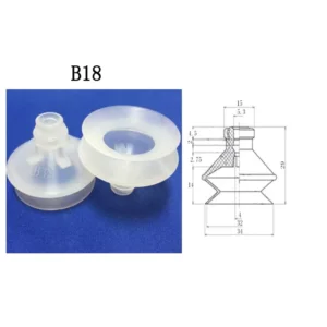 High performance and Compact Rubber Silicone Vacuum Suction Cup for Industrial