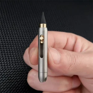 High quality Metal Mini Ballpoint Pen Eternal Pen Erasable Writing Customizable logo Brass Suitable As a Gift