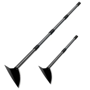 Hoe Garden Tool Long Handle Heavy Duty Landscaping Triangle Weeding Hoe 60 Inch Long Triangle Hoe Manual Weeder for Gardening