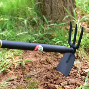 Hoe Garden Tool for Gardening Dual Headed Hand Cultivator Rake