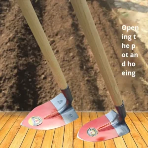 Hoe Industrial Grade 1200mm Triangular Ridging All Steel Planting Vegetables Digging Trenches Household Pickaxe Hoe