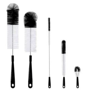 Home Cleaning Supplies Bottle Brush Cleaner 5 Pack Long Water Bottle and Straw Cleaning Brush
