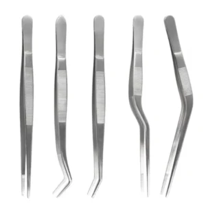 Home Cooking Tweezers Stainless Steel Tweezers Food Chef Tweezer for Cooking Decorating and BBQ
