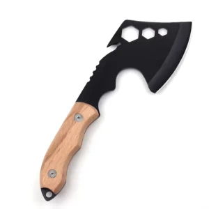 Hot Sell China Manufacturer OEM Factory Long Service Life Climbing Axe Double Blade Axe Head Stainless Steel & Wood DIY