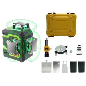 Hot Selling Construction 360 Rotary Green laser level 3d 12 lines Green Lazer Level with Tripod