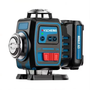 Hot Selling Industrial & DIY Grade 4D 4 Dot Green Laser Level with Lithium Battery High Accuracy