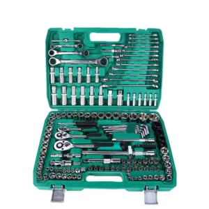 Hot Selling OEM Hard Case Chrome Vanadium Steel CRV 121 172 Piece Household Hand Tools Car Repair Ratchet Wrench Screwdrivers