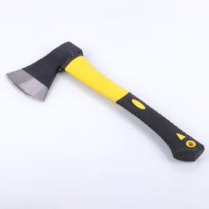 Household Fiberglass Camping Plastic Coated Handle Chopping Axe Outdoor Felling Tree Hatchet Steel Camping Survival Axe